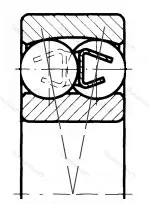 Подшипник 2207E размер 35x72x23 от производителя  SKF