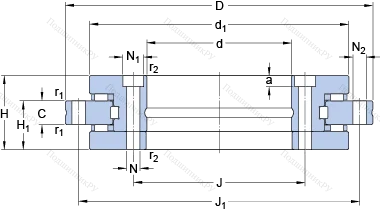 Подшипник NRT 395 B