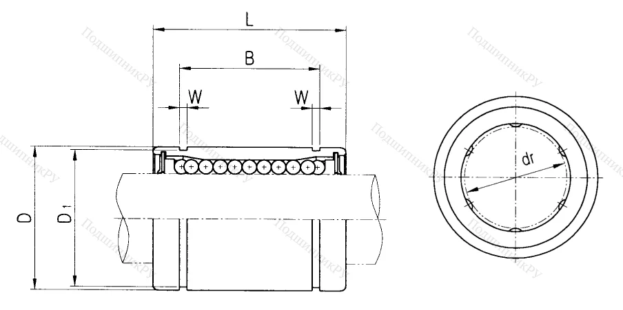 Подшипник LM 35 UU в Балашихе