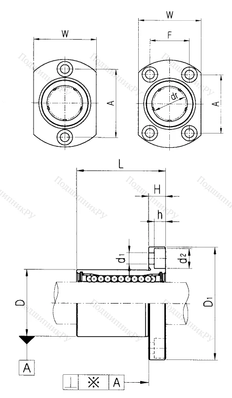 Подшипник LMH 16 UU в Балашихе