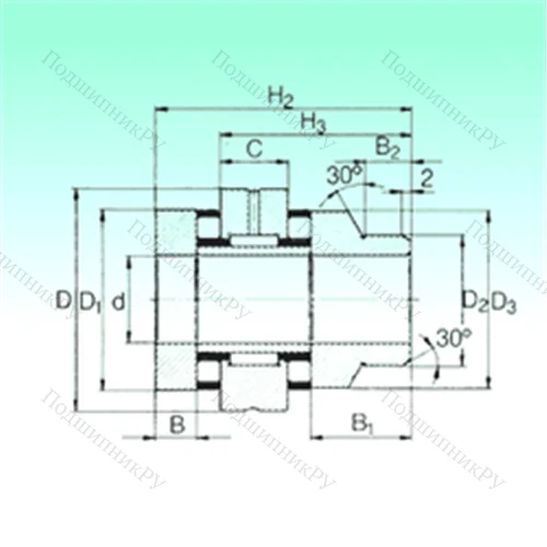 Подшипник комбинированный ZARN 60120 L TN от производителя  NBS
