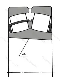 Модификация подшипника 4153724 размер 120x200x80 ГПЗ-34