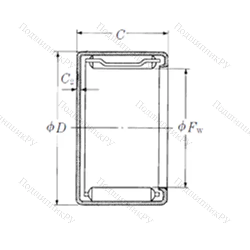 Подшипник игольчатый радиальный MFJL-5030L