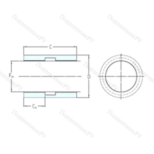 Подшипник скольжения линейный LPBR 12