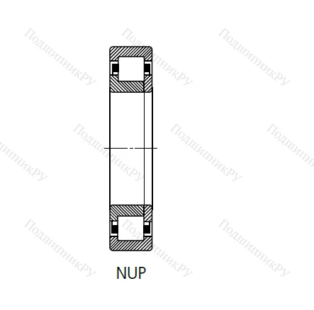Цилиндрический роликовый подшипник 692409 (NUP 409 N) в Балашихе
