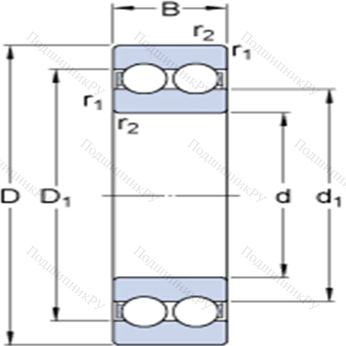 Двухрядные радиальные шарикоподшипники 4202 ATN 9 от производителя  SKF Двухрядные радиальные шарикоподшипники 4202 ATN 9 от производителя  SKF