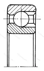 Модификация подшипника 970700 размер 10x21x5 от производителя  ГПЗ-2