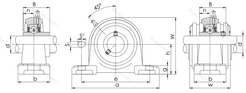 Подшипниковый корпус  P 206 в Балашихе