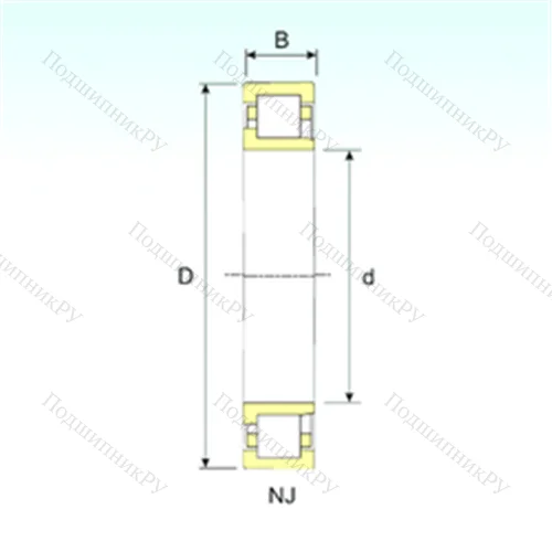 Подшипник роликовый радиальный NJ 18/560 от производителя  ISB