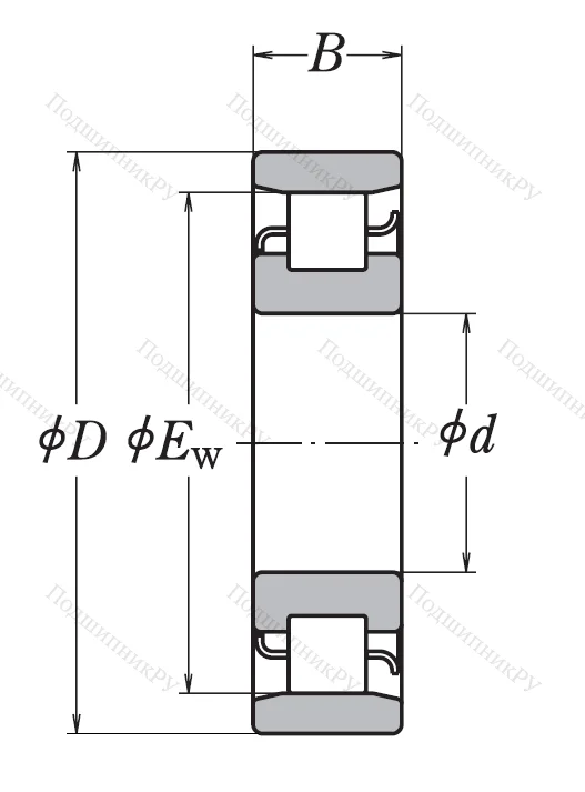 Роликовый цилиндрический подшипник