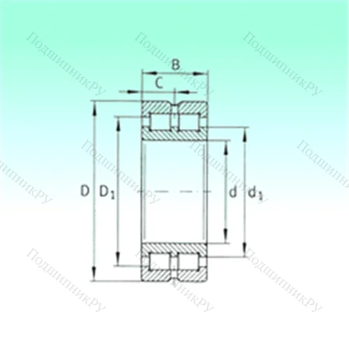 Подшипник роликовый радиальный SL 014914 от производителя  NBS