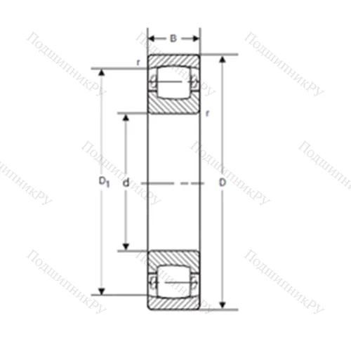 Подшипник роликовый радиальный самоцентрирующийся 20306 от производителя  SIGMA Подшипник роликовый радиальный самоцентрирующийся 20306 от производителя  SIGMA