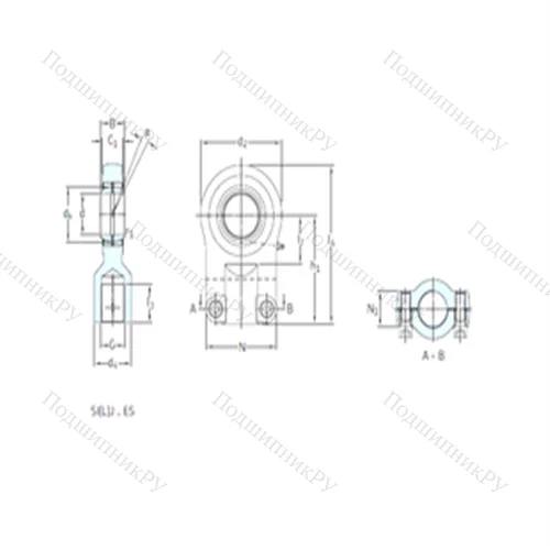 Подшипник скольжения сферический SIJ 25ES