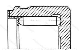 Модификация подшипника 704702К2 размер 16,3x30x25