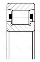 Подшипник N 314/P 6 размер 70x150x35