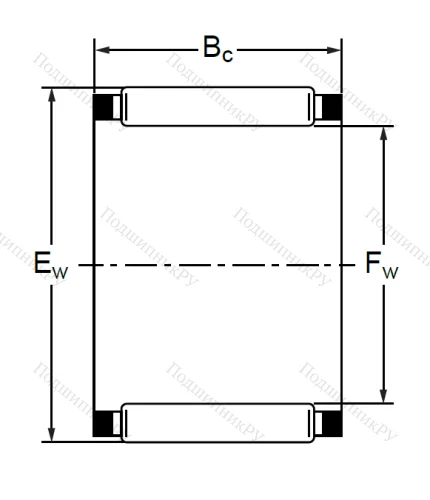 Подшипник K 50x60x29.5 (KT) в Балашихе