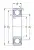 Однорядный шариковый подшипник 6307 2RS 1/C 3 от производителя  SKF