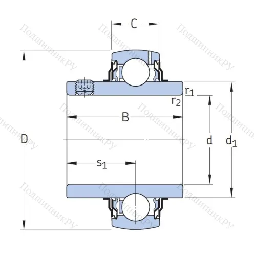 Корпусный подшипник YAR 209-112-2F в Балашихе