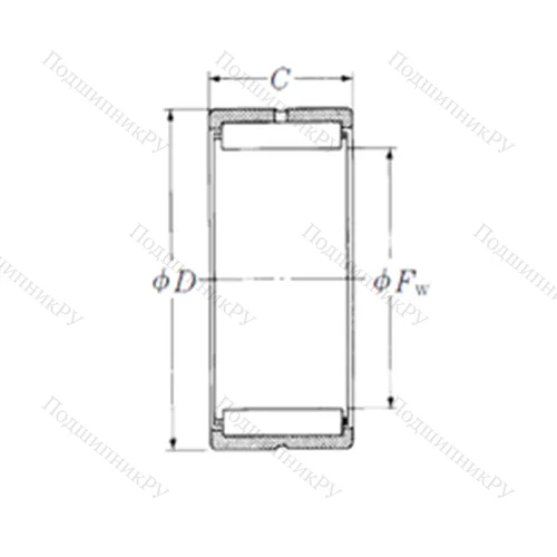 Подшипник игольчатый радиальный HJ-526832