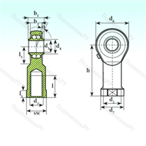 Подшипник шариковый радиальный самоцентрирующийся TSF 22 BB