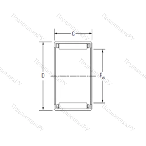 Подшипник игольчатый радиальный J-2610