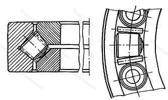 Модификация подшипника 76692/670 размер 670x900x103 от производителя  ЕПК