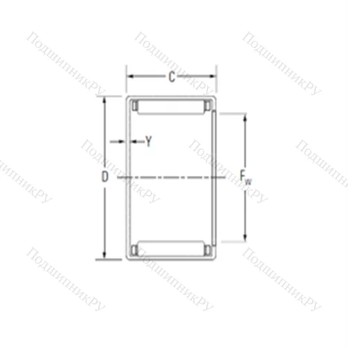 Подшипник игольчатый радиальный MJH-981