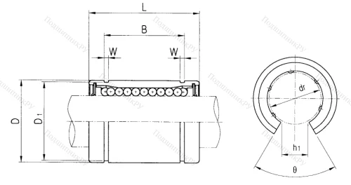 Подшипник LME 12 UU OP в Балашихе