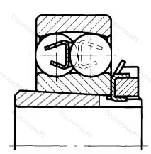 Подшипник 1219+H 219 размер 85x170x32/55 от производителя  SKF Подшипник 1219+H 219 размер 85x170x32/55 от производителя  SKF
