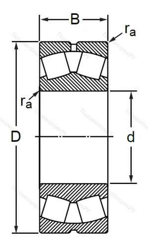 Сферический роликовый подшипник 30-3622 АМН (22322 CAW 33C 3) в Балашихе