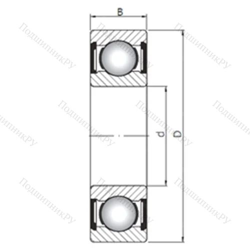 Подшипник шариковый радиальный 6240 ZZ от производителя  CX Подшипник шариковый радиальный 6240 ZZ от производителя  CX