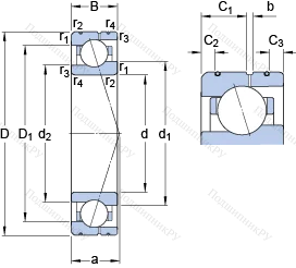 Подшипник 71919 CE/P 4AL