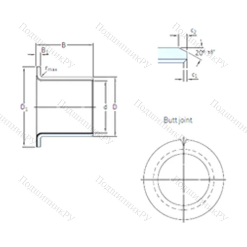 Подшипник скольжения PCMF 202311.5 E