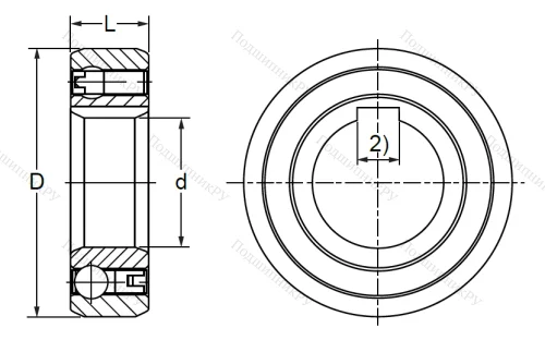 Подшипник обгонной муфты  CSK 15 P в Балашихе