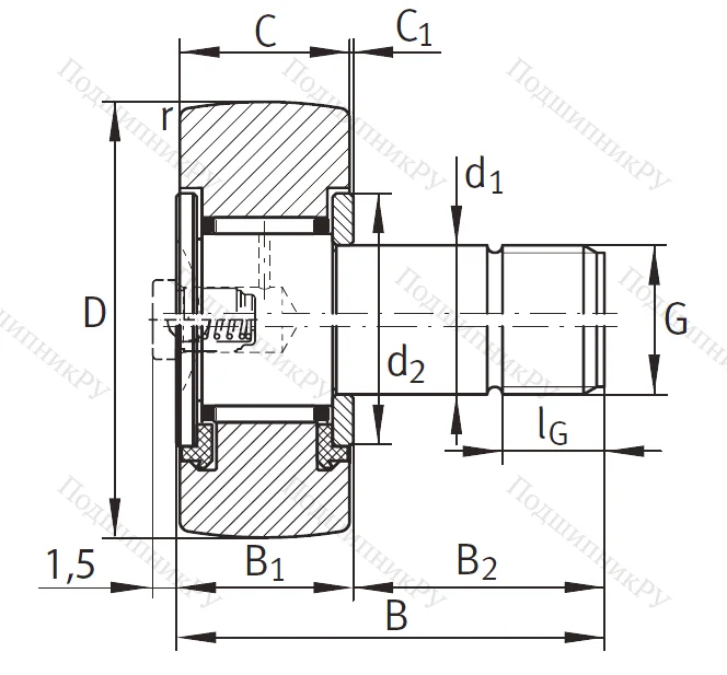 Подшипник KR 30 PP A