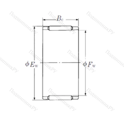 Подшипник игольчатый радиальный FBNP-71010