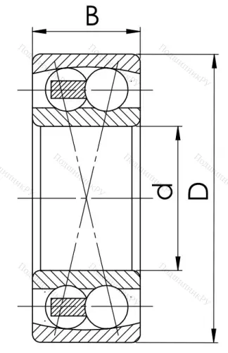 Двухрядный шариковый подшипник 1210 в Балашихе