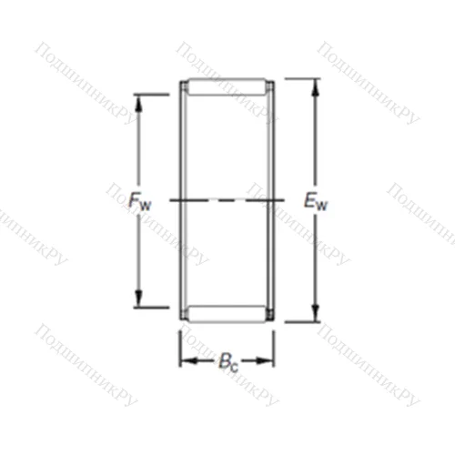 Подшипник игольчатый радиальный K 38X 46X 32H