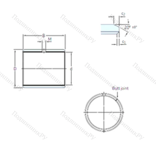 Подшипник скольжения PCM 14014560 E