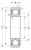 Однорядный шариковый подшипник 6218 2RS 1 от производителя  SKF
