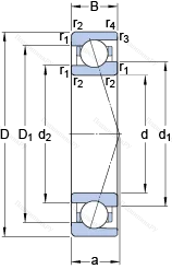 Подшипник 71903 ACE/HCP 4A