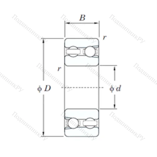 Подшипник шариковый радиальный 4215