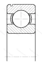 Подшипник  50209 (6209N) размер 45x85x19