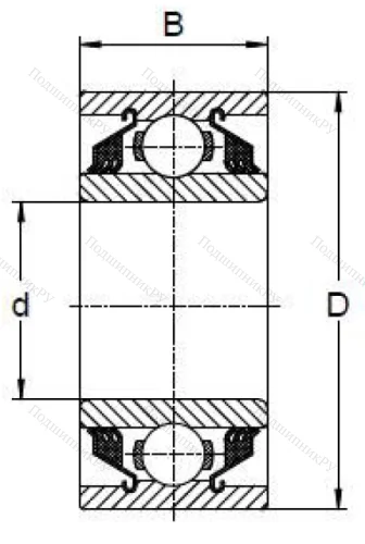 Радиальный шариковый подшипник W 211 PP 3 в Балашихе Радиальный шариковый подшипник W 211 PP 3 в Балашихе