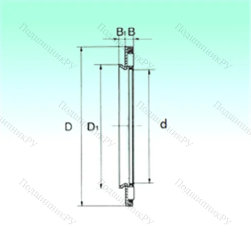 Подшипник игольчатый упорный AXW 30