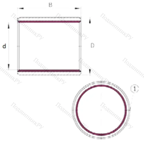 Подшипник скольжения EGB 0404-E 40