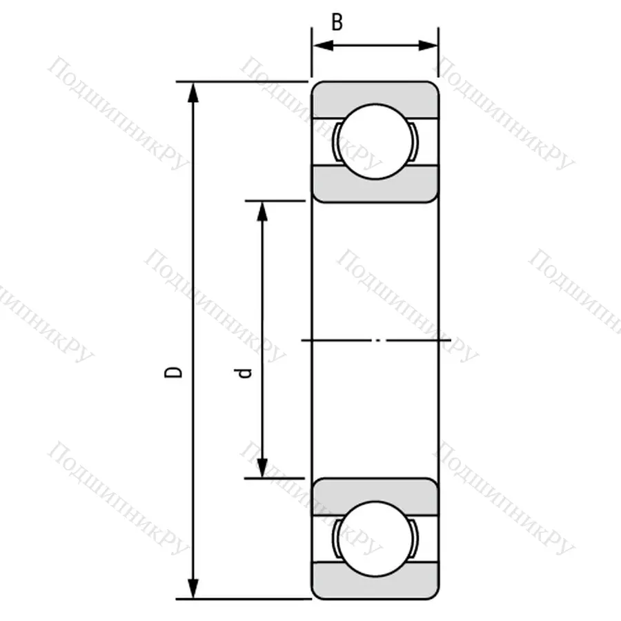 Подшипник  104 (6004) размер 20x42x12