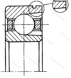 Подшипник 6308TA/P 54SQ 6 размер 40x90x23 от производителя  SKF
