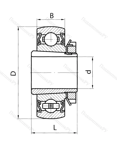 Шариковый однорядный подшипник 680210 A 2H 7C 17 в Балашихе