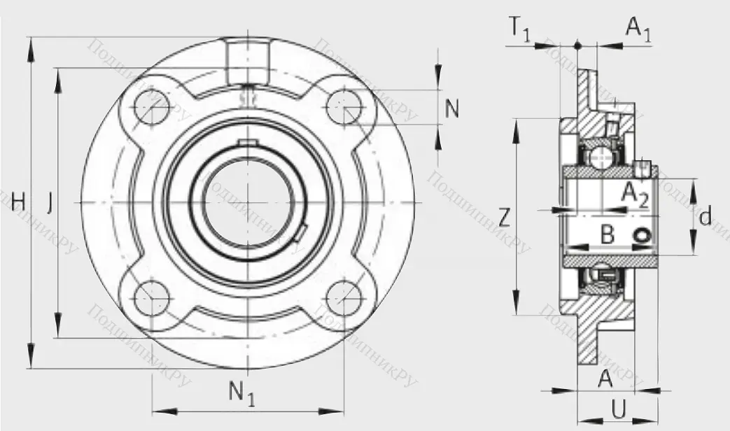 Подшипниковый узел UCFC 210 J 7 в Балашихе